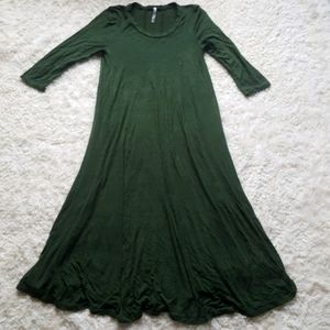 Green Swing dress